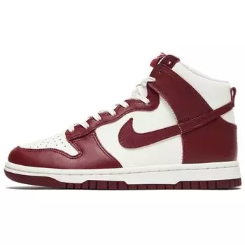 Красные женские кроссовки Nike Dunk High Team Sail Pale-Ivory DD1869-101 36.5