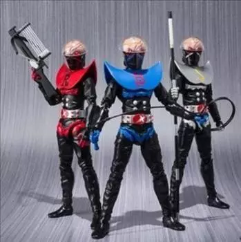 Красный набор Hakaider Hero Net SHFiguarts Hakaider/Blue Hakaider/Silver 3 предмета (Тоэй Лимитед) серебряный