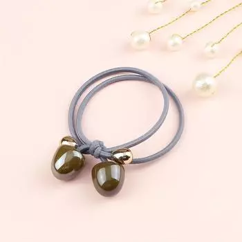 Красочные шарики подвеска резинки для волос модная повязка на голову для женщин девушек бант резинка для волос скранчи аксессуары для волос держатель для хвостика D 4.5cm