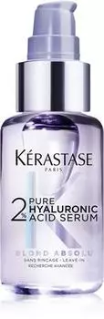 Krastase Blond Absolu 2% Pure Hyaluronic Acid Serum Srum Cheveux L acide Hyaluronique TU прозрачный