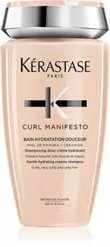 Krastase Curl Manifesto Bain Hydratation Douceur shampoing nourrissant pour cheveux boucls et fris TU прозрачный