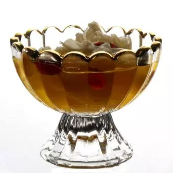 Креативная изысканная прозрачная стеклянная чашка для мороженого, чашка для холодных напитков, стеклянная посуда