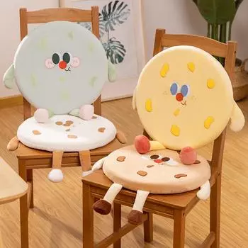 Креативные подушки для печенья, круглые печенья с ножками, мягкие игрушки, реалистичная еда, подушка для сиденья, плюшевый реквизит, подарки 40cmX40cm розовый