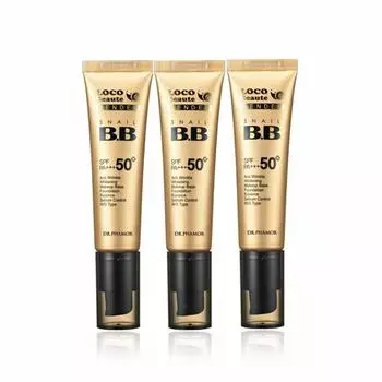 Крем BB с муцином улитки 30 мл 3 шт Dr.PHAMOR (SPF50+,PA+++) [элемент]