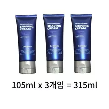 Крем для бритья Arkay Homme Professional Fresh Shaving, 3 упаковки, 315 мл