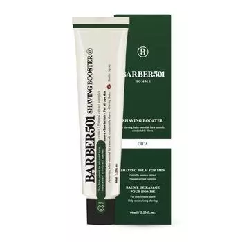 Крем для бритья Barber 501 Shaving Booster, зеленый, 66 мл, 1 шт.
