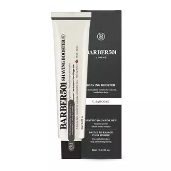 Крем для бритья Barber 501 Shaving Booster, уголь, 66 мл, 1 шт.