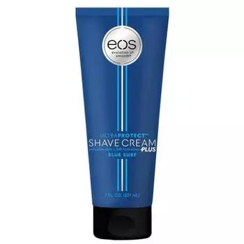 Крем для бритья для мужчин eos UltraProtect™ Fresh Woods, увлажняющий, непенящийся, 24 часа, 7 жидких унций, Blue Surf, 207 мл x 1