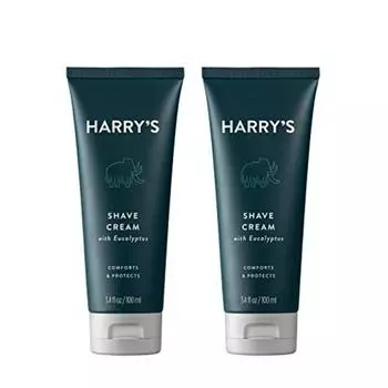 Крем для бритья для мужчин Harry s с эвкалиптом, 100 мл, 2 упаковки Крем для бритья для мужчин Harry s с эвкалиптом, 1 комплект