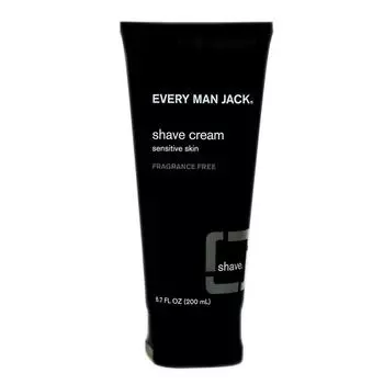 Крем для бритья Everyman Jack для чувствительной кожи, без запаха, 200 мл, 1 шт.