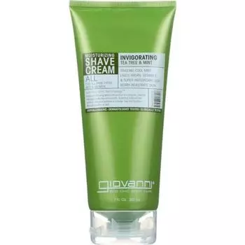 Крем для бритья Giovanni Tea Tree Mint, 1 x 7 унций каждый