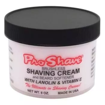Крем для бритья и смягчитель бороды Pro Shave с ланолином и витамином E, 226,7 г, 1 шт.