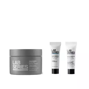 Крем для бритья Lab Series, охлаждающий крем для бритья, 190 мл, специальный набор + очищающее средство и лосьон, бесплатный образец