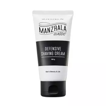 Крем для бритья Lala Classic Defensive Shaving Cream для мужчин. Бархатистое ощущение бритья, мелкопенистый крем для бритья, 100 г, 2 упаковки