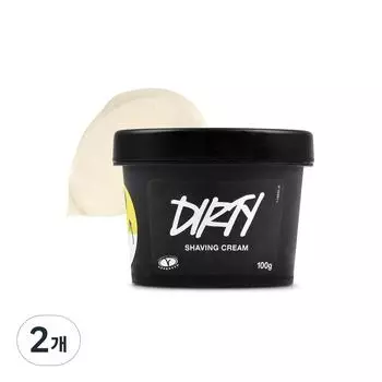 Крем для бритья Lush Dirty, 100 г, 2 шт.