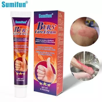 Крем для лечения ожогов и ожогов от кожи Sumifun 20 г, травяная мазь