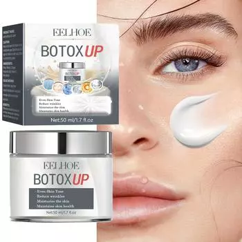 Крем для лица EELHOE BOTOX UP, 50 мл/1,7 жидких унций, обогащенный гиалуроновой кислотой и глицерином, невредимый витамин С и ниацинамид