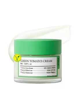 Крем для лица FULLY Green Tomato, лифтинг пор, 65% экстракт зеленого томата, 90 мл M зелёный