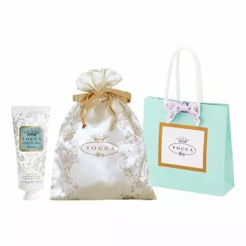 Крем для рук TOCCA Bianca Scent 45 мл, сумка-шоппер с завязками, увлажняющий крем для пальцев, сумка для переноски, подарок, подарок для женщин и мужчин, популярный, спасибо, возврат