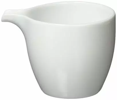 Крем для сливок Hakusan Toki White 8 xx 100 мл Hasami Ware Сделано в Японии (ок.) 6 5,5 см S-образная линия белый