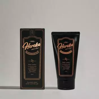 Крем для текстуры волос Hereca Natural Curl Cream с ароматом мускуса и янтаря, 1 шт., 150 мл
