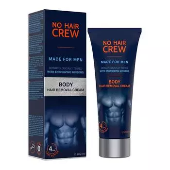 Крем для удаления волос на теле No Hair Crew для общих зон, 200 мл, 1 шт.
