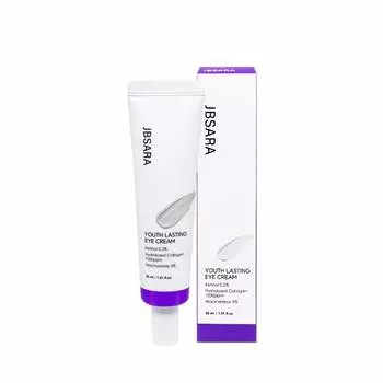 Крем для век JBSARA Youth Lasting с ретинолом 0,2%, гидролизованным коллагеном 1000 ppm, ниацинамидом 5%, 30 мл (3 варианта) 1PCS