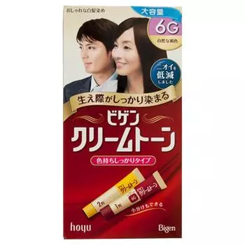 Крем-краска для волос Bigen, 6G, натуральный коричневый, 1 шт.
