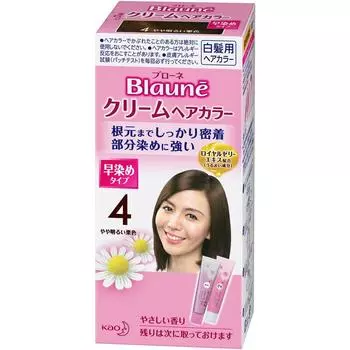 Крем-краска для волос Brown Kao Brown Cream 4 слегка русый 40 г x 2