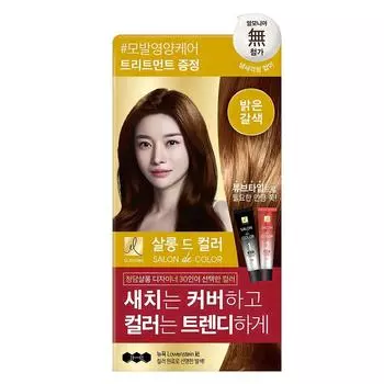 Крем-краска для волос Elastine Salon de Color & Gray, светло-коричневый, 1 упаковка