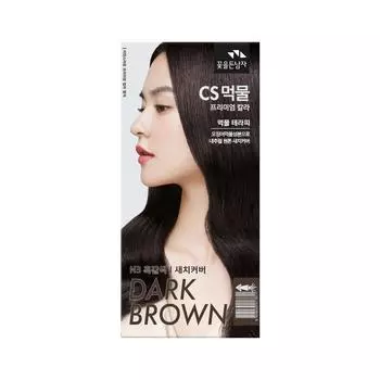 Крем-краска для волос Man with Flowers CS Ink Premium Hair Color, N3 черно-коричневый, 1 шт.