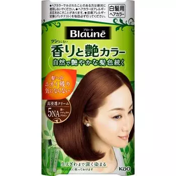 Крем-краска с ароматом и блеском Brown Kao Brown 5NA Deep Natural Brown 80г
