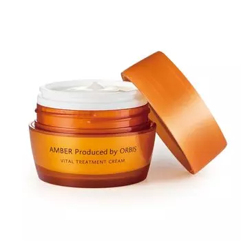 Крем ORBIS Amber Vital Treatment Cream Флакон 50 г Крем Отбеливающий Крем для ухода за кожей лица и тела Все в одном Все в одном (Ниацинамид/Коллаген)
