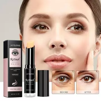 Крем-стик для век с антивозрастным эффектом Retinol, от темных кругов, мешков под глазами, тонких морщин, укрепляющий кожу вокруг глаз