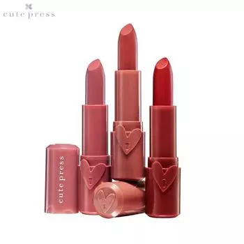 Кремовая губная помада Cute Press Heart ID № 6-10 - Thai Cosmetic Make Up Creamy No. 06