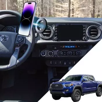 Крепление для телефона Toyota Tacoma для держателя телефона MagSafe Tacoma, магнитное для 2023 года, аксессуары для Toyota Tacoma, держатель телефона Toyota Tacoma 2016-2023, совместимый