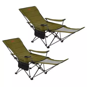 Кресло для кемпинга DesertFox Recliner Nap Nap с 4 уровнями регулировки, подходит для всех сезонов, переключение между сетчатым и тонким вариантами, компактное кресло для отдыха на открытом воздухе
