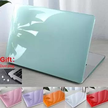 Кристалл чехол для ноутбука для MacBook Air Pro Retina 13 дюймов 13,3 дюйма 2020 чехол для ноутбука протектор для MacBook с Touch Bar ID Pro 13,3 Прозрачный чехол Air A1370 A1465 11.6 оранжевый