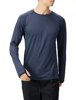 Крой и шитье Castor Wool Crew с длинным рукавом Castor Wool II Crew LS M Sapphire M [Millet] для мужчин сапфировый