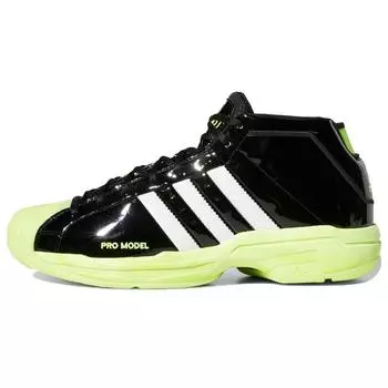 Кроссовки Adidas Pro Model 2G Черный/Белый/Желтый 41