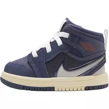 Кроссовки Air Jordan 1 Mid RM EasyOn TD Midnight Navy Baby, синие, Varsity-Red Muslin FQ1283-400 25