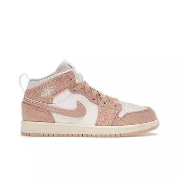 Кроссовки Air Jordan 1 Mid SE PS Legend Pink Kids White Sail FN7493-161 35