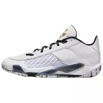 Кроссовки Air Jordan 38 Low Royalty Unisex White Metallic-Gold Black FD2326-107 42