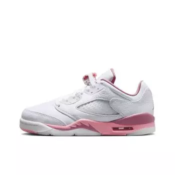 Кроссовки Air Jordan 5 Retro Low GS Crafted For Her Kids Белый коралл-мел Desert-Berry DX4390-116 37.5