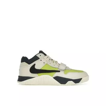 Кроссовки Air Jordan Travis Scott x Jordan Jumpman Jack TR PS Bright Cactus Kids цвета загара, муслин, черный FJ2851-102 28