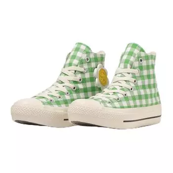 Кроссовки All Star PLTS Flower Patch HI Light см [Converse] Зеленые/Белые 25.0