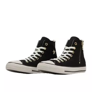 Кроссовки All Star Studs Patch Zip ALL STAR STUDSPATCH Z HI Черные см [Converse] 25.0 чёрный