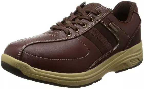 Кроссовки Casual Wide 4E Cushion Shock Absorbing Walking Sneakers 012 Red Brown cm [Gainer] Мужские Мужские 26.5
