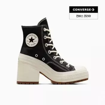 Кроссовки Converse Chuck 70 De Luxe на каблуке черные A05347c 220