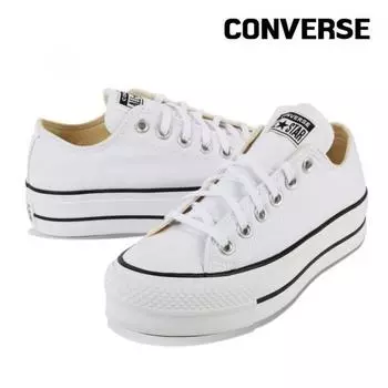 Кроссовки Converse Chuck Taylor All Star Lift Canvas белые 560251c 560251C/240mm(US7)